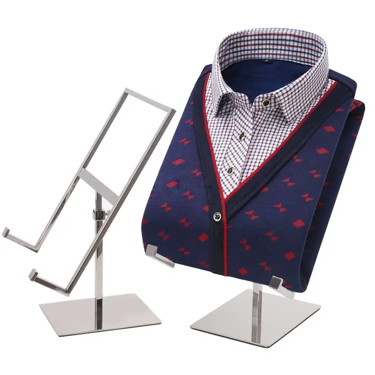 t shirt display rack wholesale retail boutique shop steel garment display rack- Morshopfitting (21)