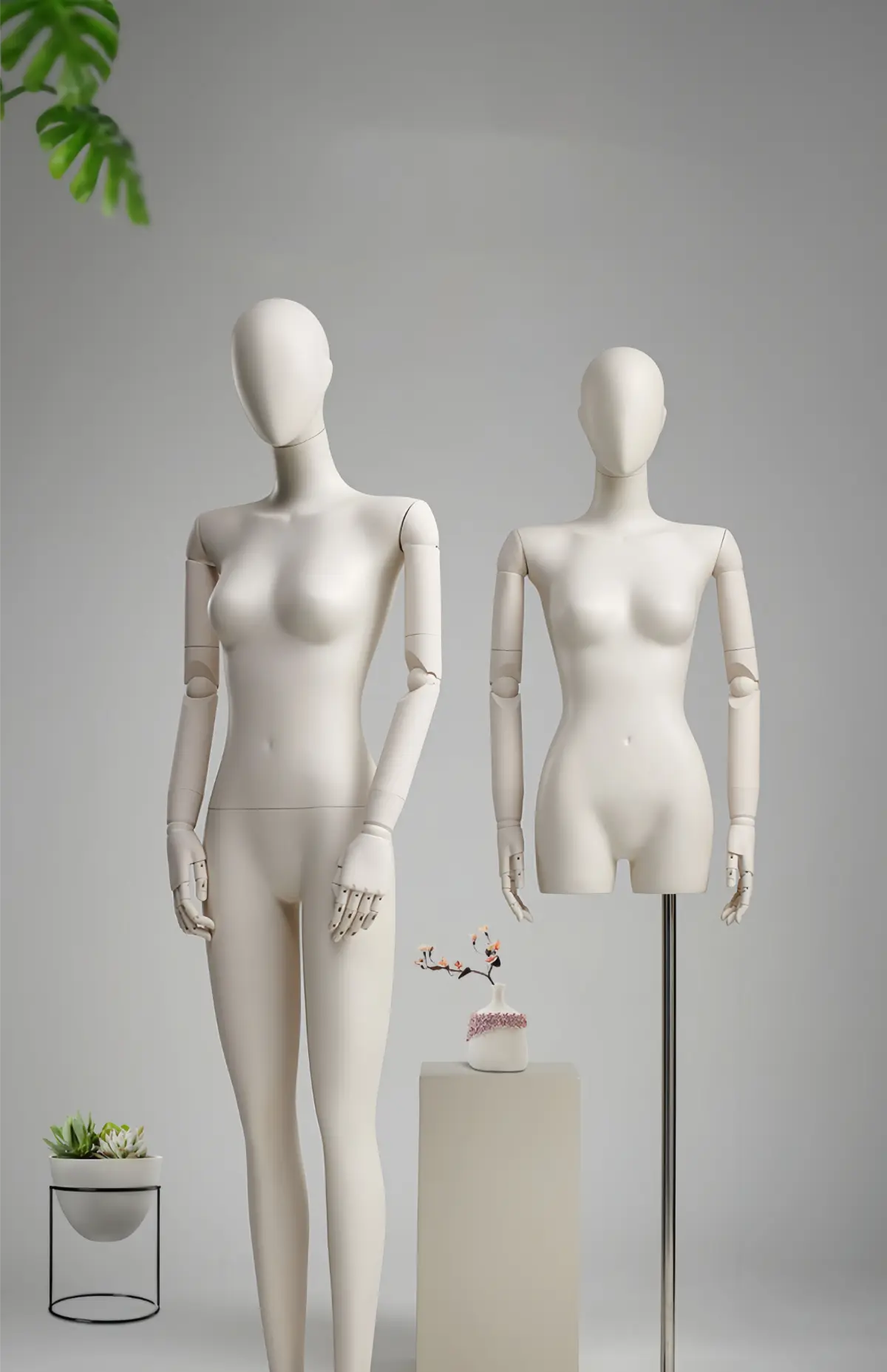 Adjustable Wooden Arm Female Mannequin Collection (12)