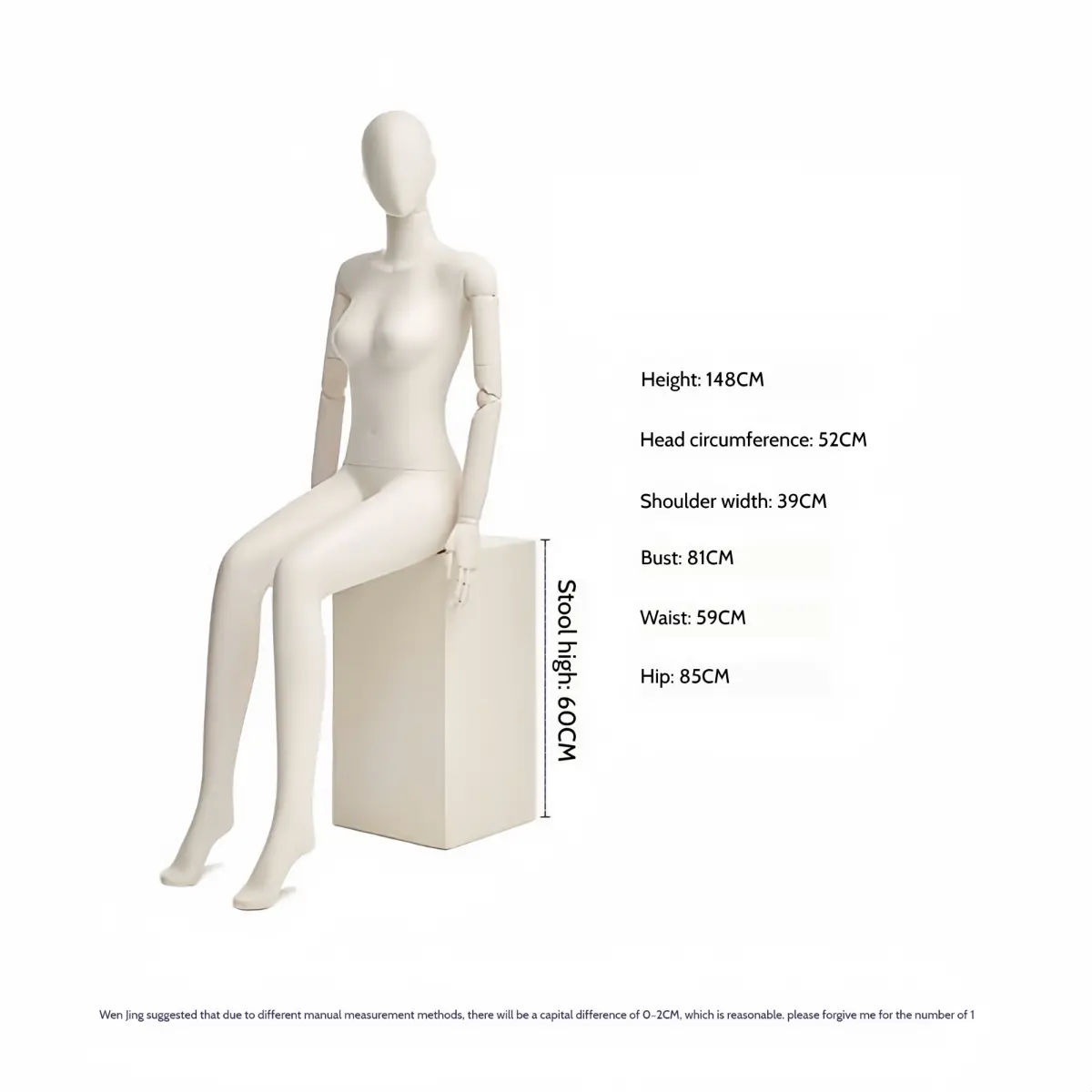 Adjustable Wooden Arm Female Mannequin Collection (9)