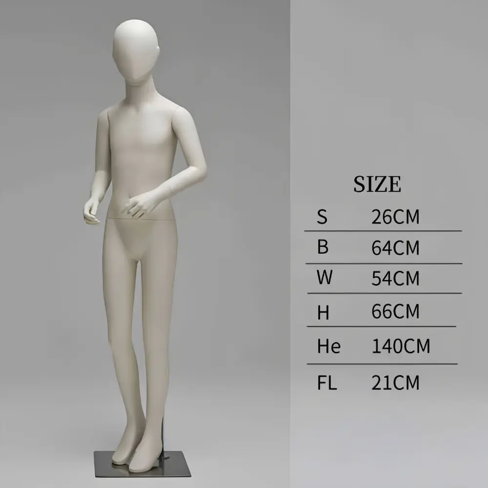 We offer a 6-piece child mannequin set in bulk with plenty of stock available. Perfect for wholesale buyers looking for fast delivery and eye-catching retail displays.