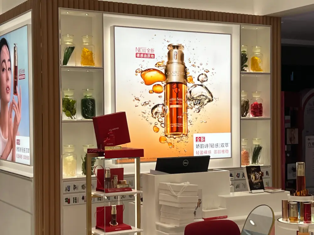 CLARINS Cosmetic Store fixtures Customize (1) CLARINS Cosmetic Store fixtures Customize -Morshopfitting