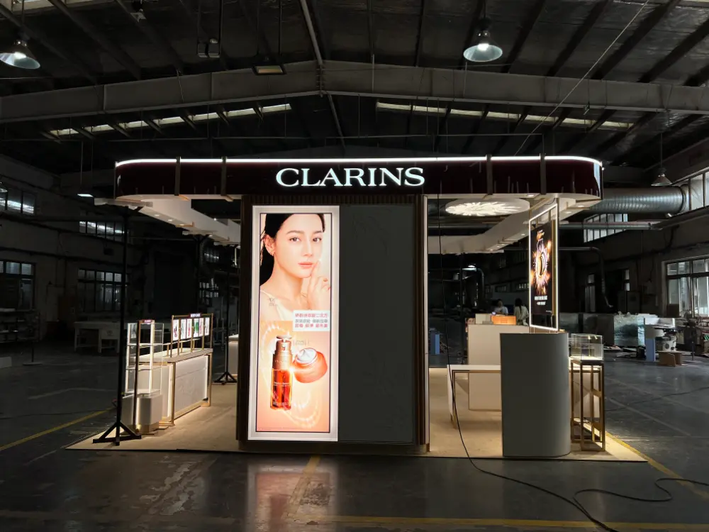 CLARINS Cosmetic Store fixtures Customize -Morshopfitting CLARINS Cosmetic Store fixtures Customize -Morshopfitting
