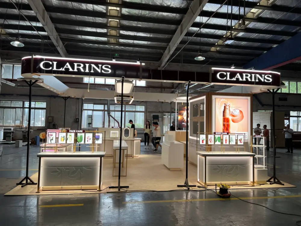 CLARINS Cosmetic Store fixtures Customize (5) CLARINS Cosmetic Store fixtures Customize -Morshopfitting