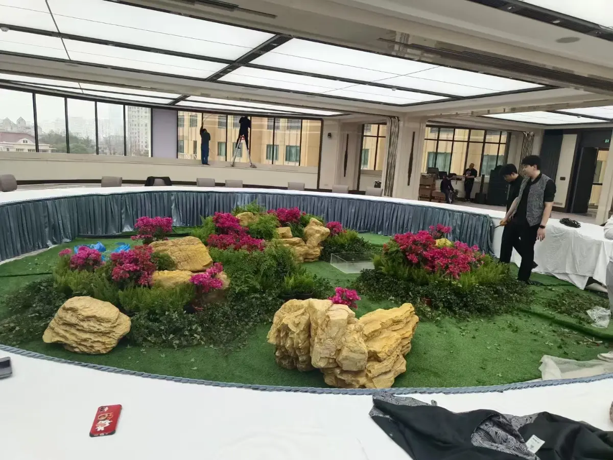 Fiberglass interior Artificial Fake Stone Faux Indoor Landscaping manufactured Rock for Window Display Creative Hollow Rockery boulders Arc'teryx, Saucony, Tanboer and other sports brand st (1) Fiberglass interior Artificial Fake Stone Faux Indoor Landscaping manufactured Rock for Window Display Creative Hollow Rockery boulders Arc'teryx, Saucony, Tanboer and other sport (3)